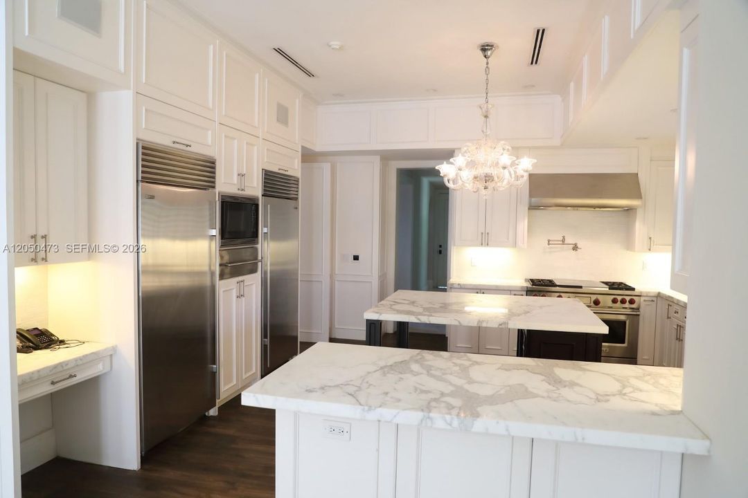 with brand new cabinets