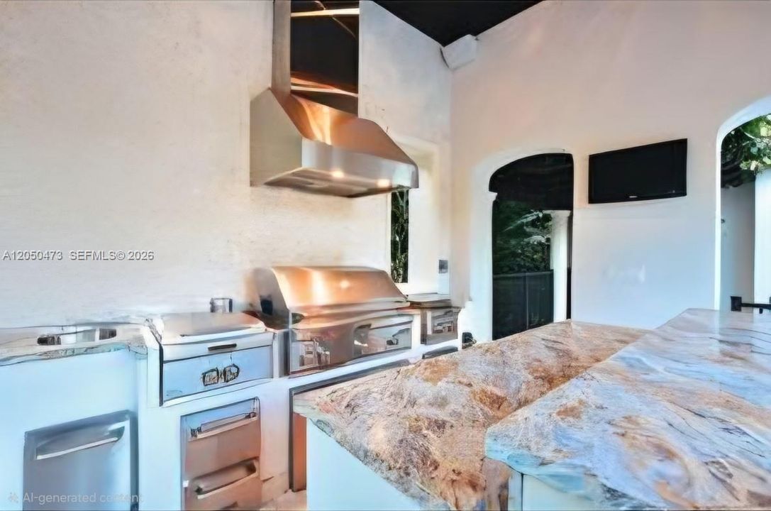Pool area Summer Kitchen