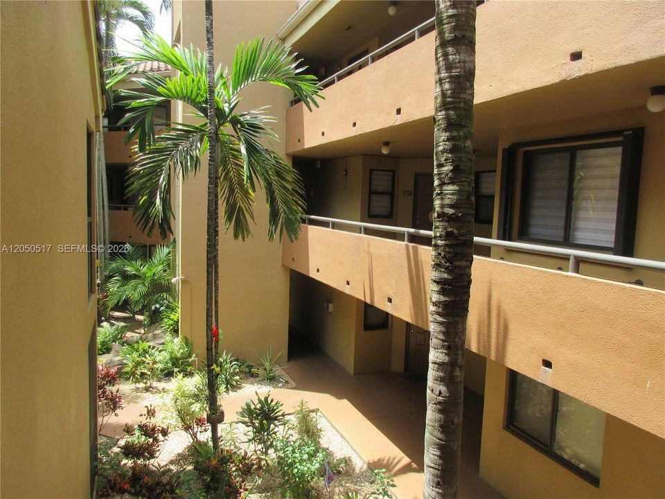 Across from the unit entrance - 2nd floor location