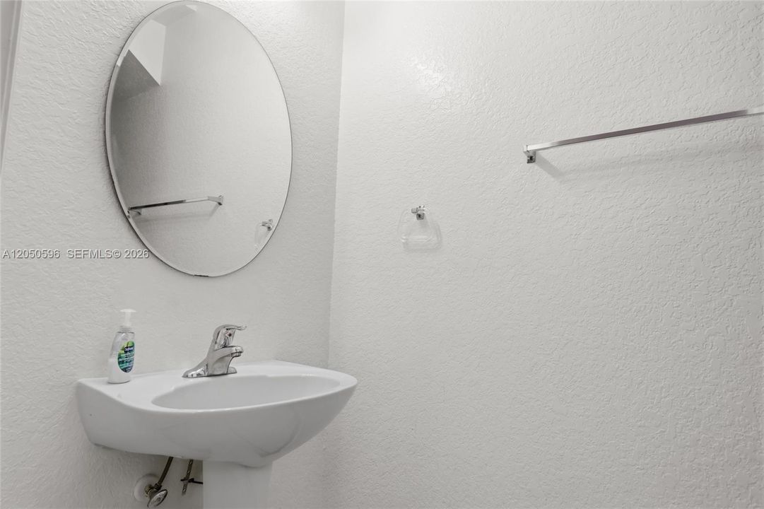 Half bath down stairs