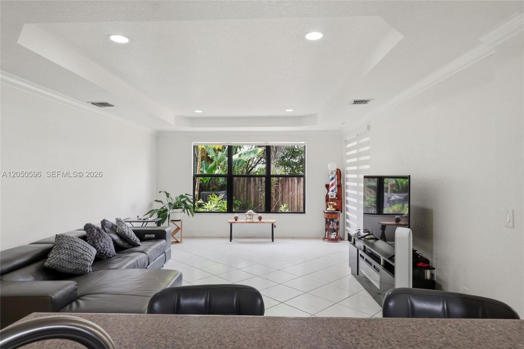 View from kitchen