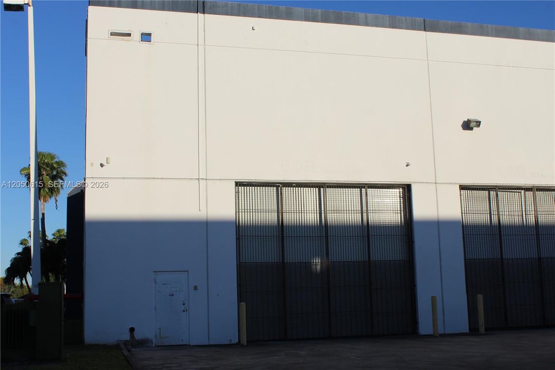 Rear Double wide Loading Dock Door
