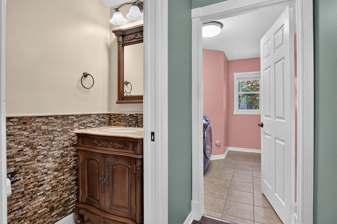 guest powder room downstairs