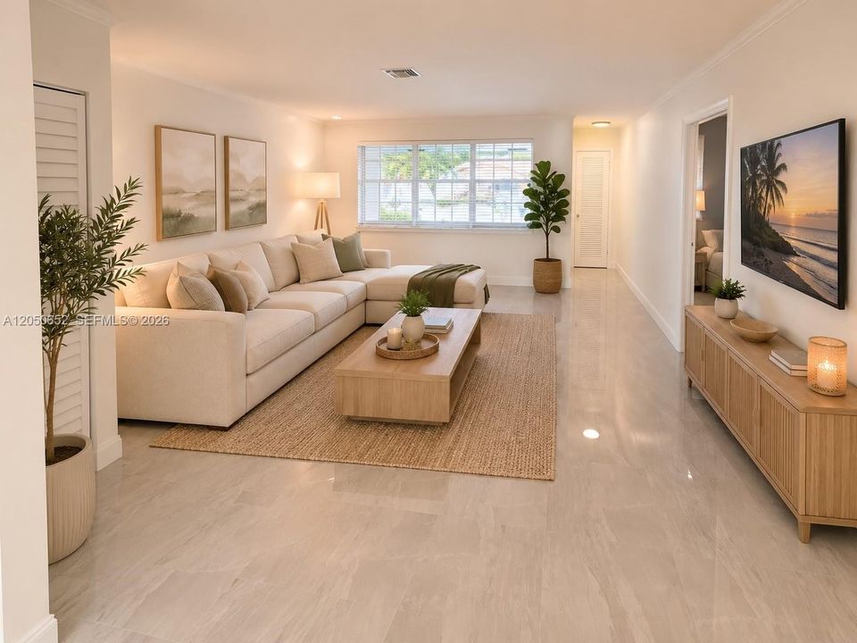 Virtually Staged- Furniture Shown is for illustration purposes only