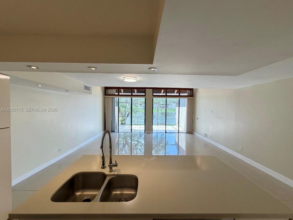 Kitchen to Living Room View