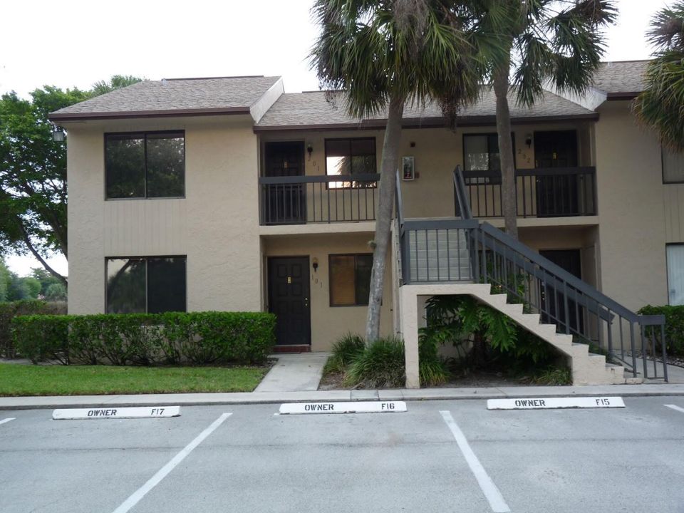 front of building