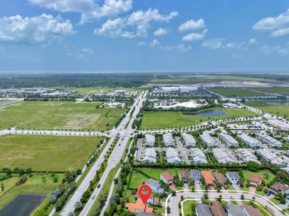 Panoramic to West