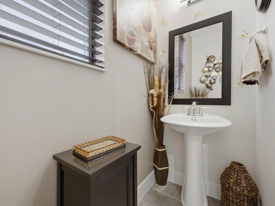 Powder Pedestal Sink