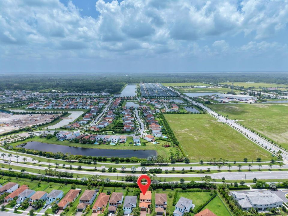 Panoramic to South