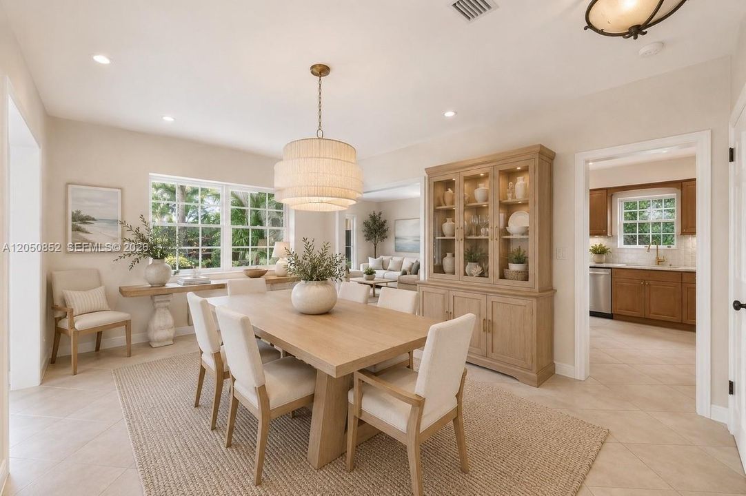Virtual Rendering of Dining Room