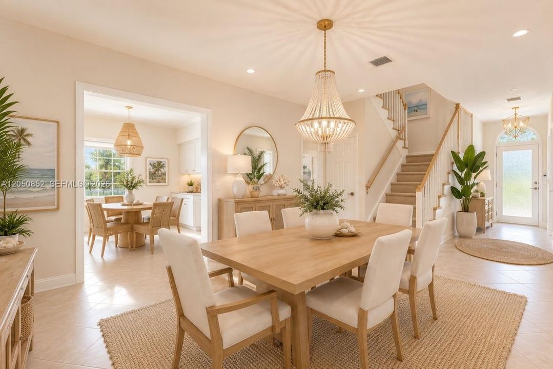 Virtual Rendering of Dining Room