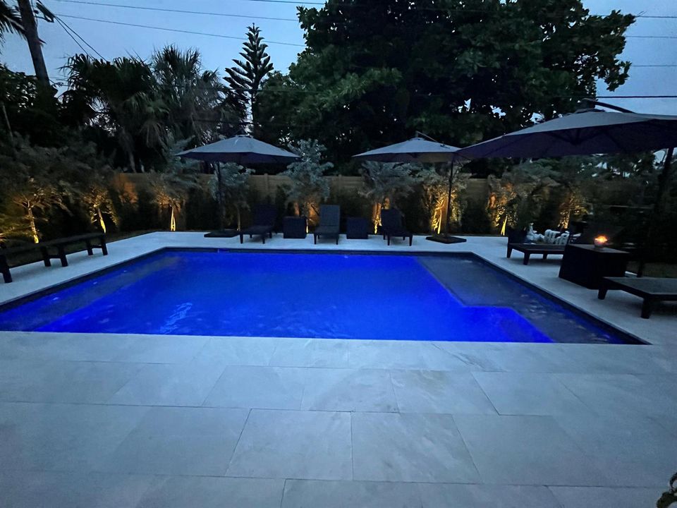 Pool-lighted