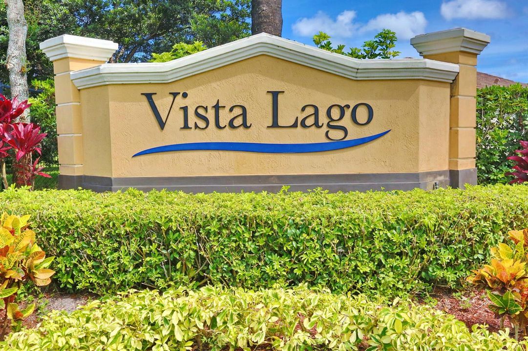Vista Lago entrance