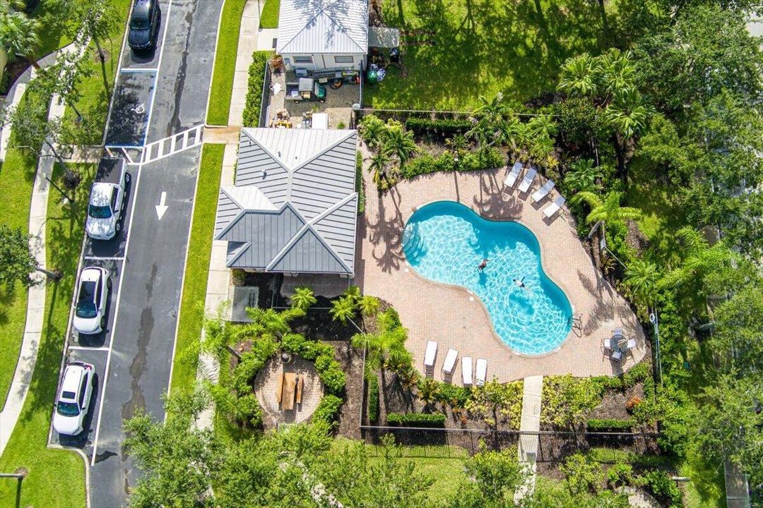 Front View with Pool