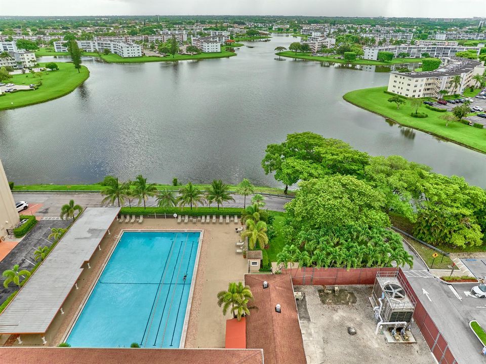 Pool Area Aerial View