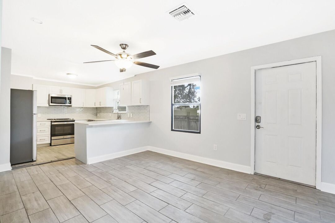 Unit B - main living area