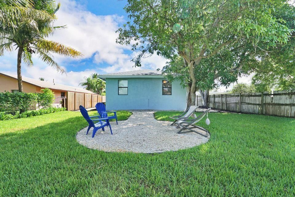 Oversized backyard