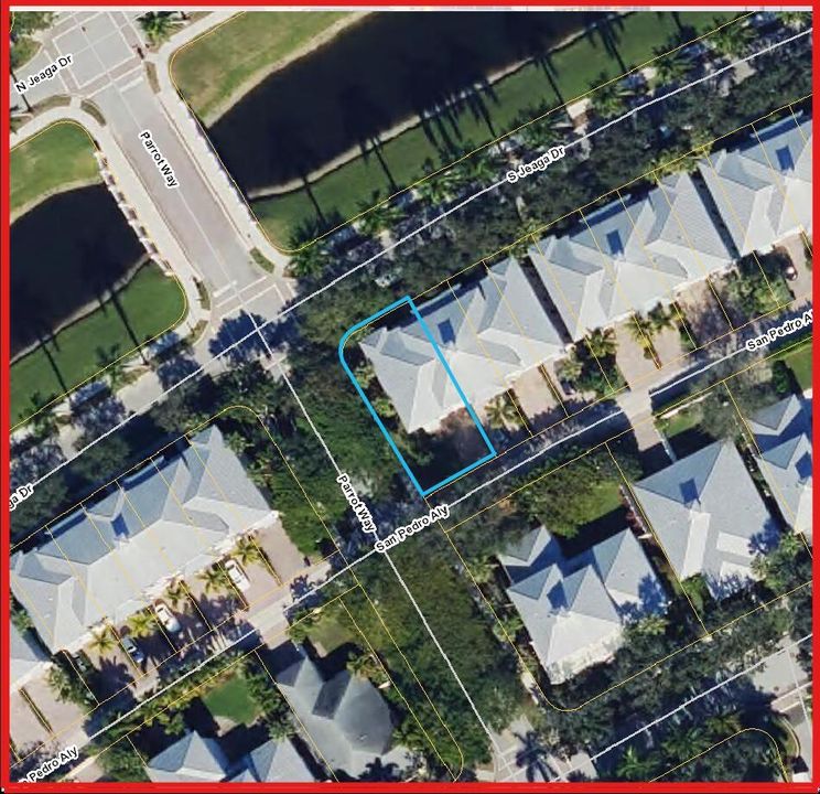 Property Line 1346 S Jeaga Drive