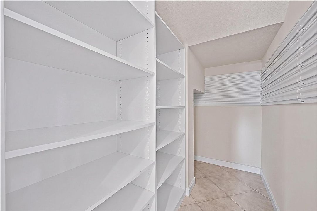 Spacious Walk In Pantry
