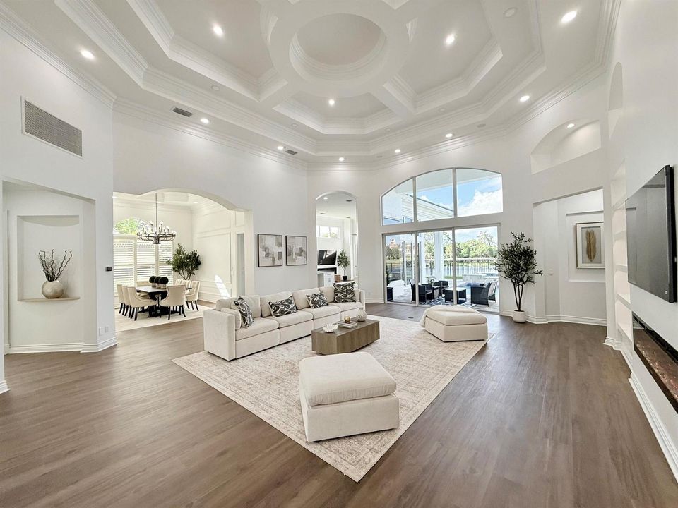 3d - Living room from kitchen entrancewa