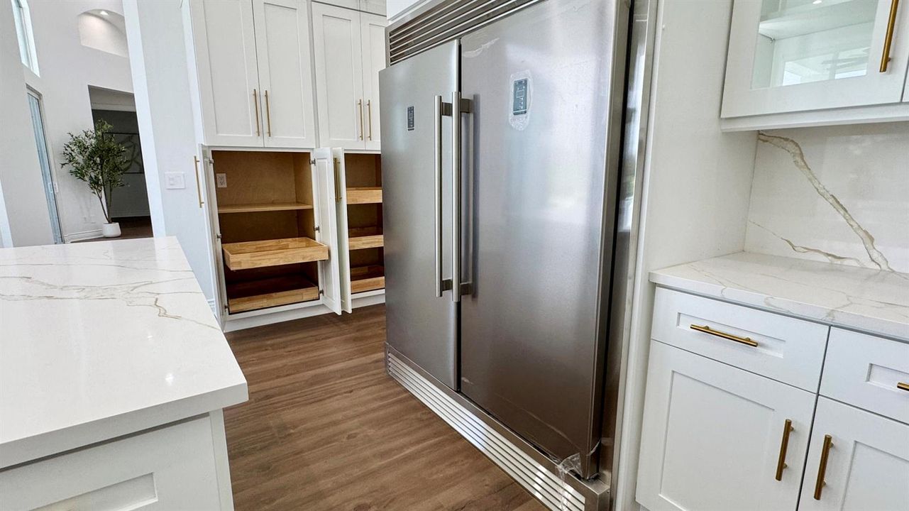 Family room and Kitchen as seen from cab