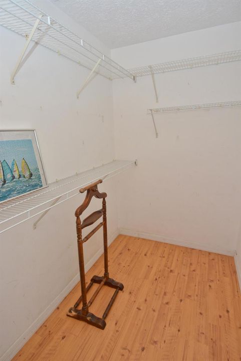 Master walk in closet