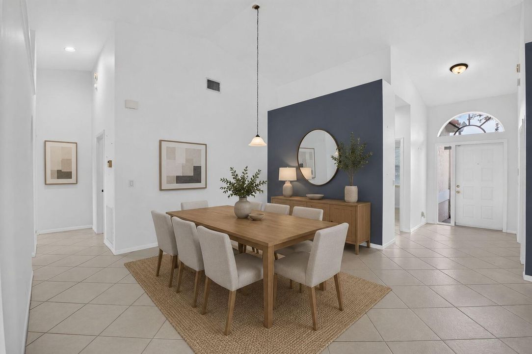 Dining Room- Staged Photo