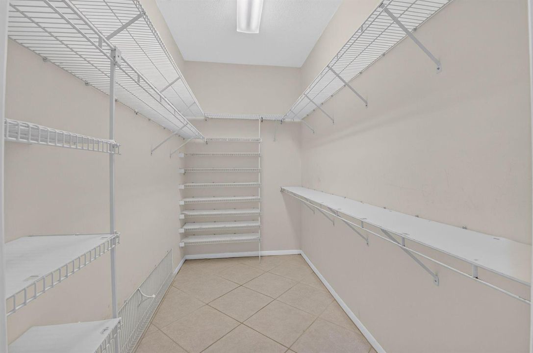 Extended Walk-in Closet