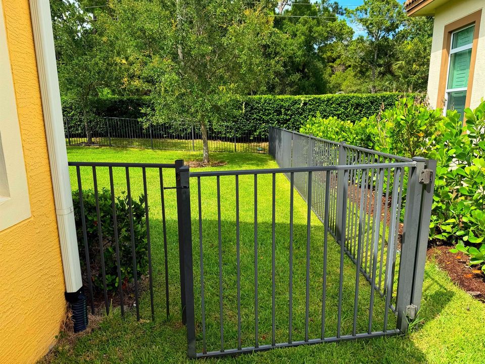 Fenced Backyard (Side Door)