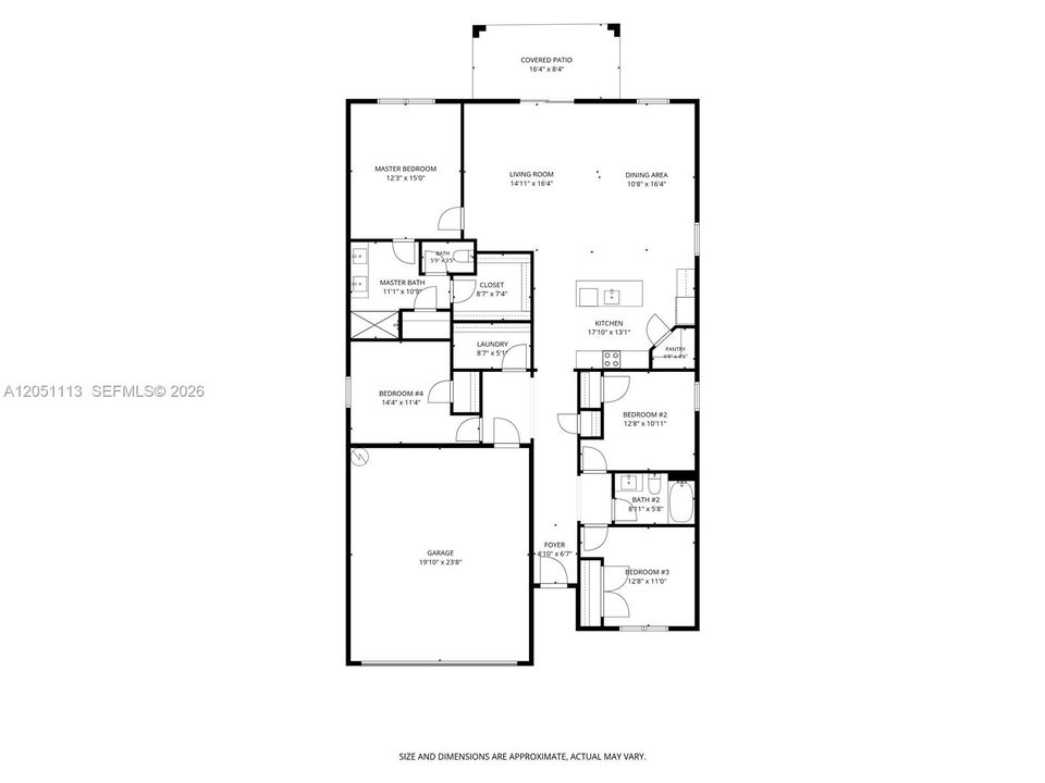 En Venta: $299,000 (4 camas, 2 baños, 1655 Pies cuadrados)