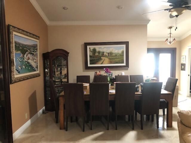 the dining area