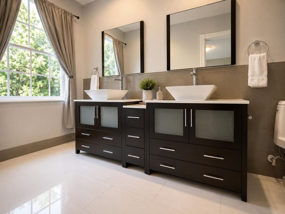 master bath double sinks