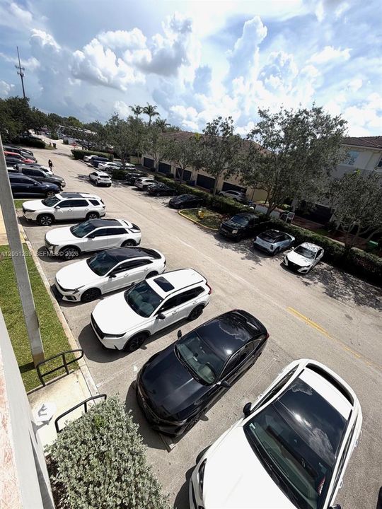 Large free parking