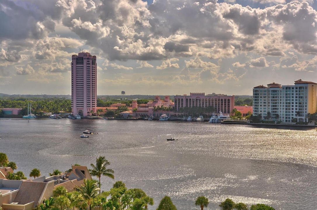 VIEW OF LAKE BOCA AND BOCA RATON RESORT