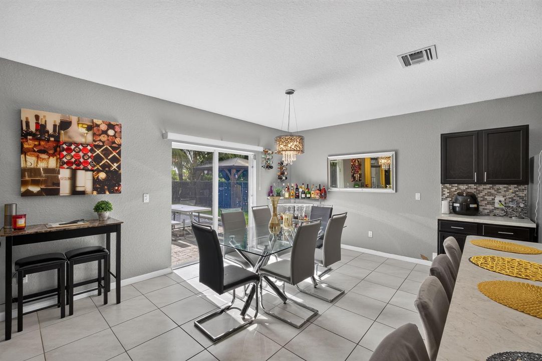 Dining area.