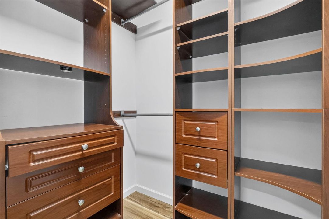Fitted Closet in Primary