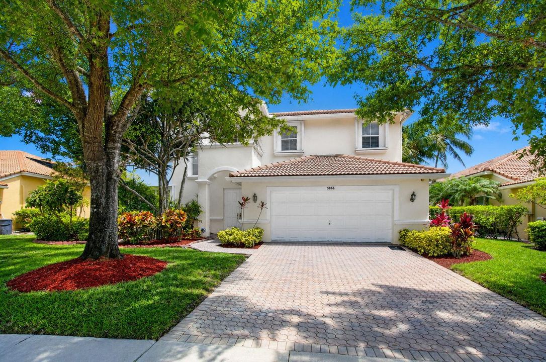 Lushly landscaped
