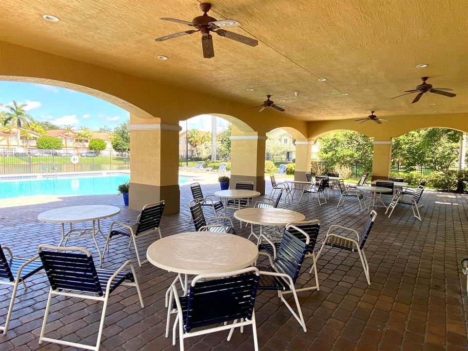 Pool area terrace