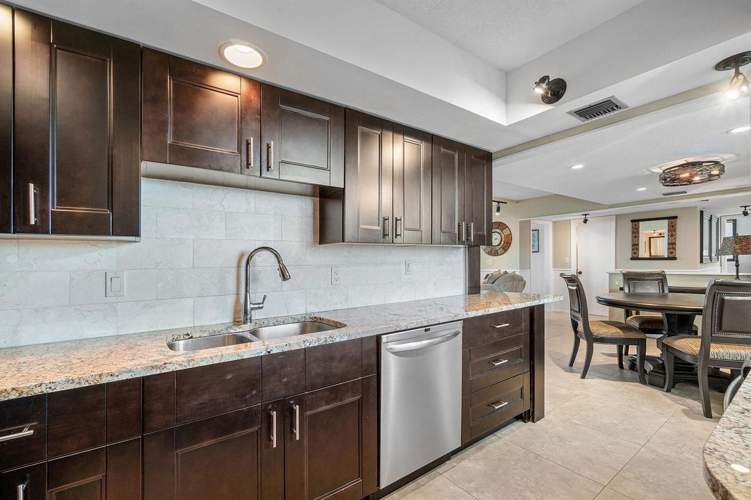 kitchen to dining room view