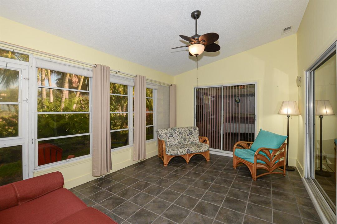 Covered Screened Back Patio