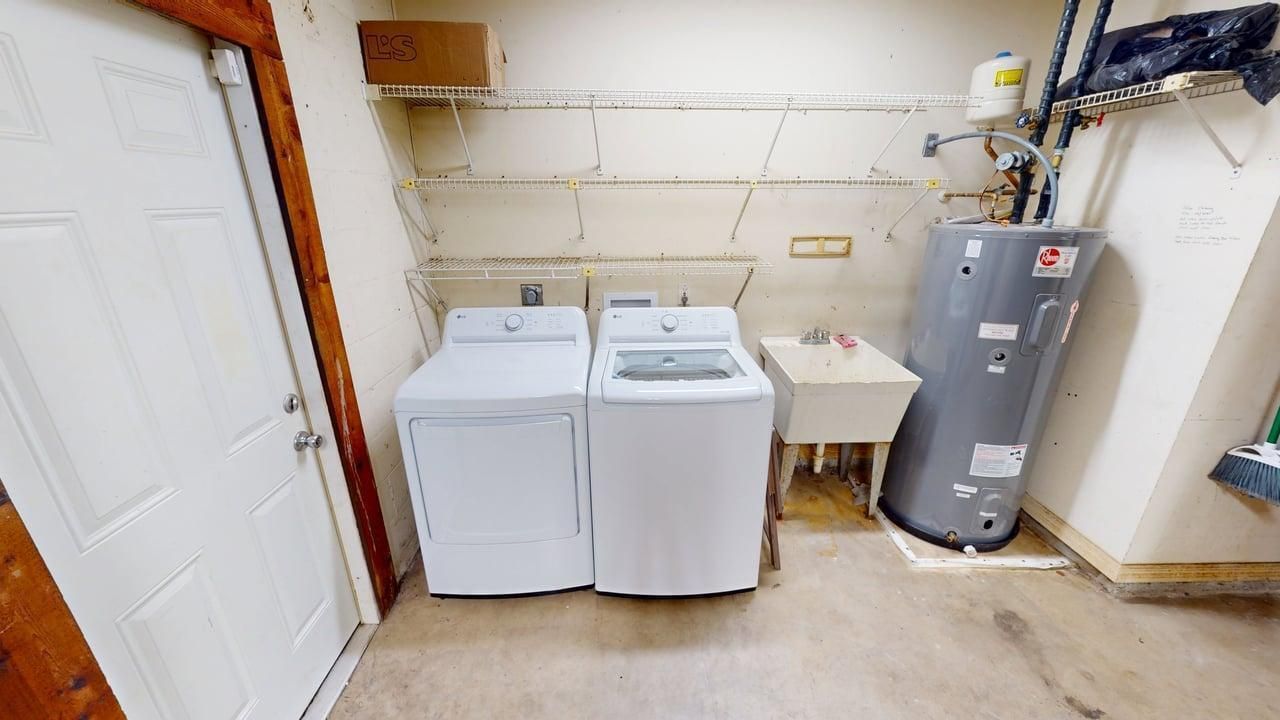 Laundry area