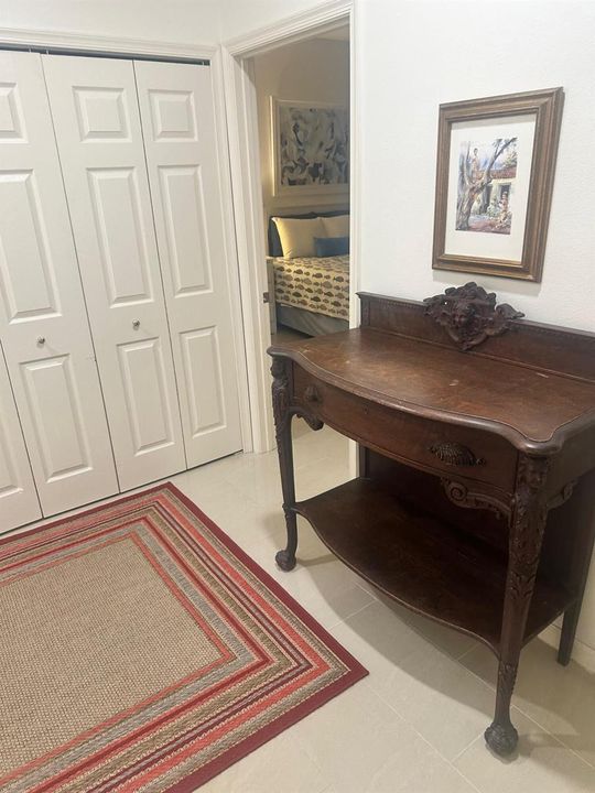 downstairs foyer