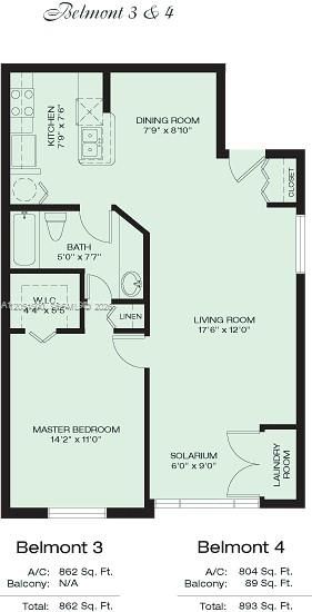 For Rent: $1,694 (1 beds, 1 baths, 804 Square Feet)