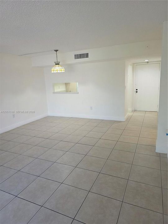 WITH PASS THRU WINDOW TO KITCHEN