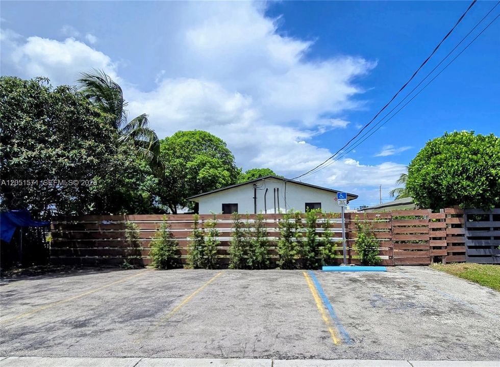 Front Parking Area