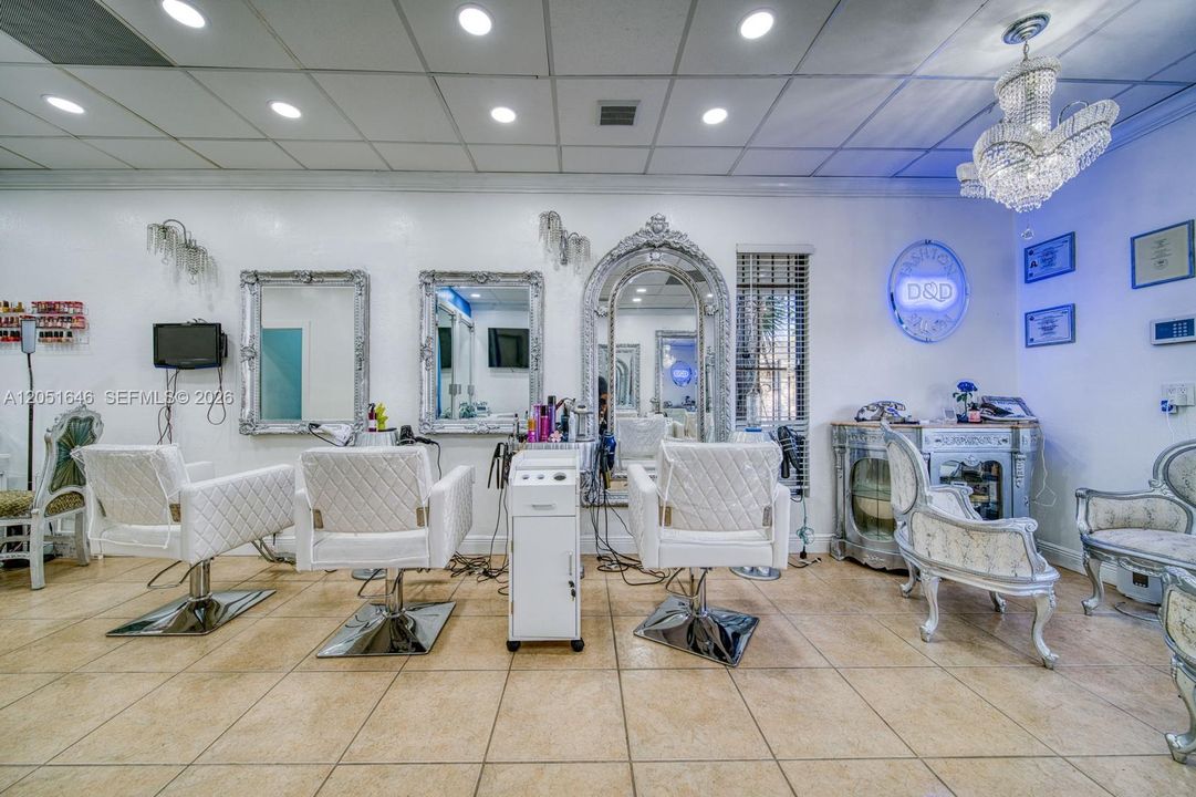 hairstylist stations/sillas peluquera