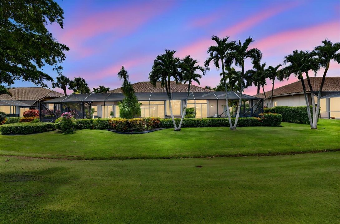 exterior back twilight