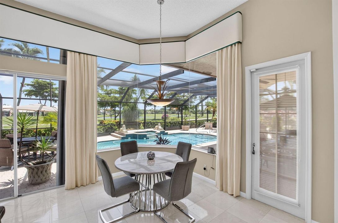 informal dining with a view