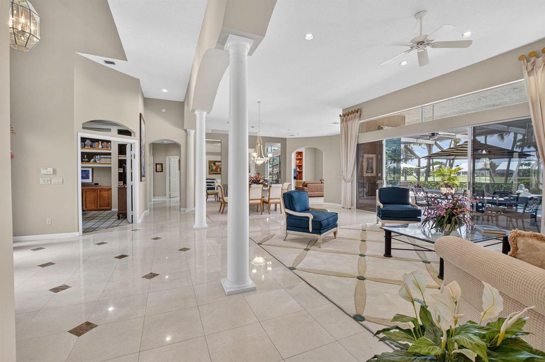 view into great room