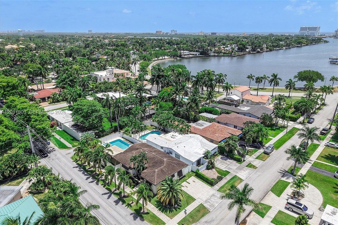 1 block to intercostal